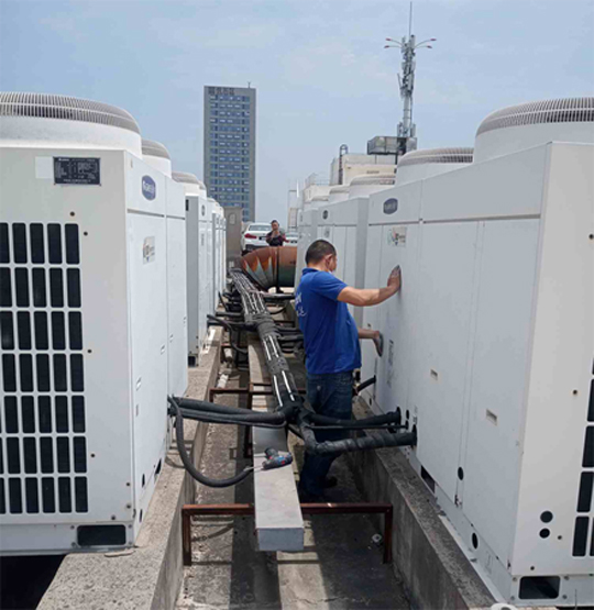 农安中央空调制热和不制冷系统维修方法